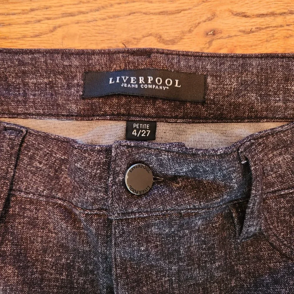 Liverpool Jeans Company Black Skinny, Ankle Stretch Jeans Sz 4/27 - Picture 4 of 9